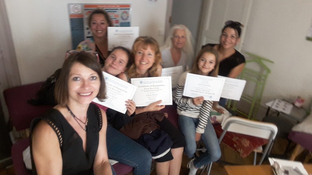 Fin de journée de formation LaHoChi, obtention du certificat de formation