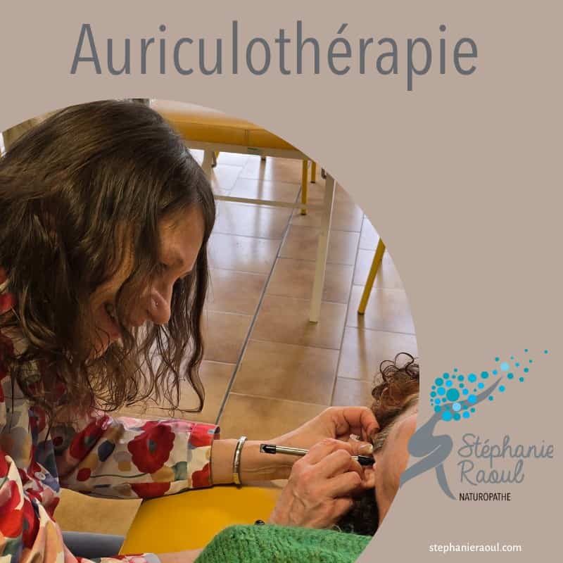 Auriculothérapie Aix les Bains pratiqué par Stéphanie Raoul naturopathe Aix-les-Bains